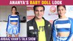 Ananya Panday Poses With Salman's Brother Arbaaz Khan | Shoots For Pinch Talk Show