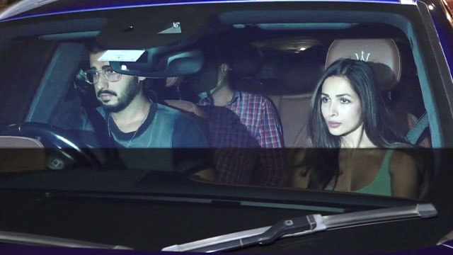Malaika Arora with Arjun Kapoor spotted at Alia Bhatt's Birthay Party | FilmiBeat
