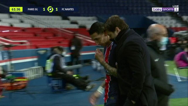 The moment Di Maria finds out his house has been robbed