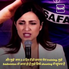 Parineeti Chopra Talks About How She Took The Role Of Badminton Player Saina Nehwal In Her Biopic Movie Called Saina