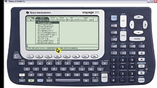 Tutoriales de Algebra con Calculadoras