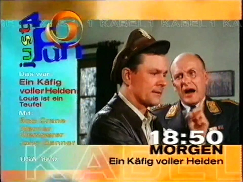 Ein Käfig voller Helden (Kabel eins - Trailer) + Kabel eins Nachrichten (Intro, 1998)