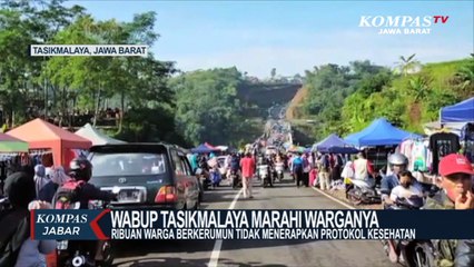 Wabup Tasik Marahi Warga Yang Abai Prokes