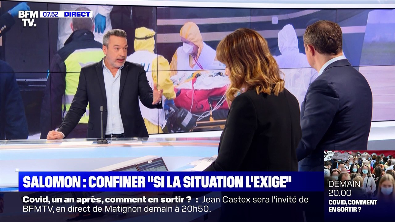 L’édito de Matthieu Croissandeau : Confiner "si la situation l'exige' selon Salomon - 15/03
