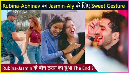 Rubina - Abhinav SWEET Gesture For Aly - Jasmin, SHARES A Cute Video On The Song Tera Suit