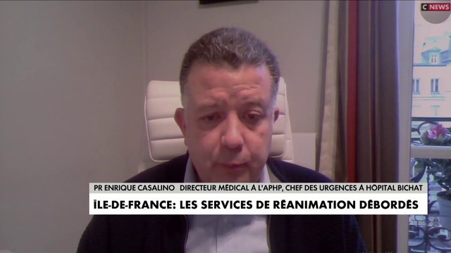 Pr. Enrique Casalino : «Actuellement, nous recevons un patient en réanimation toutes les 12 minutes»