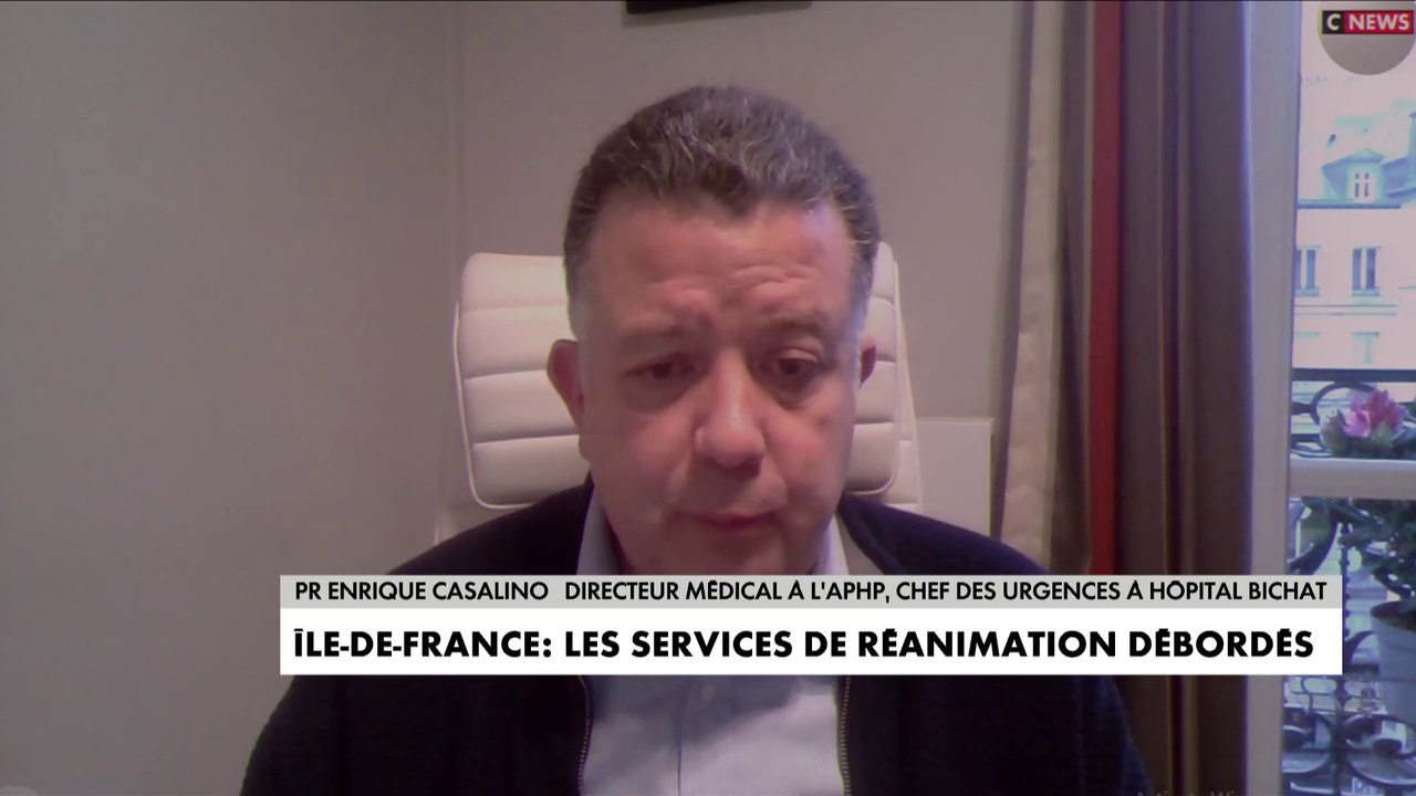 Pr. Enrique Casalino : «Actuellement, nous recevons un patient en réanimation toutes les 12 minutes»