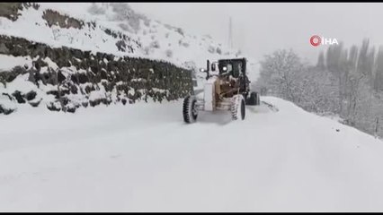 Erzurum'un kar çilesi bitmiyor
