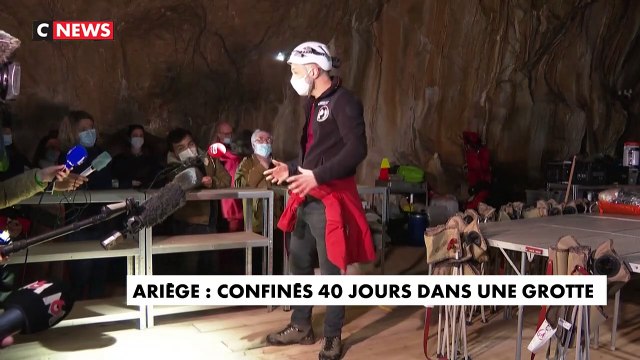 15 femmes et hommes de 27 à 50 ans décide de se confiner pendant 40 jours dans une grotte en Ariège sans notion du temps !