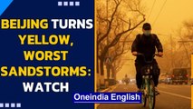 Beijing faces the worst sandstorms, why did it turn yellow? | Oneindia News