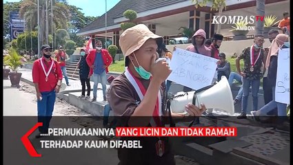 GMNI Cabang Ambon Protes Pembangunan Trotoar