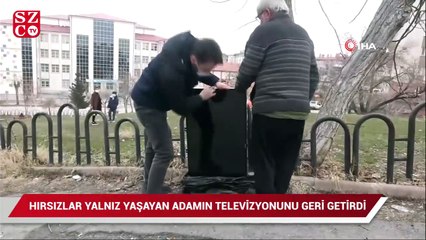 Hırsızlar yalnız yaşayan adamın “Tek arkadaşımdı” dediği televizyonunu geri getirdi