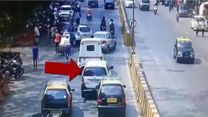 Antilia Case: CCTV footage of Innova car seized by NIA