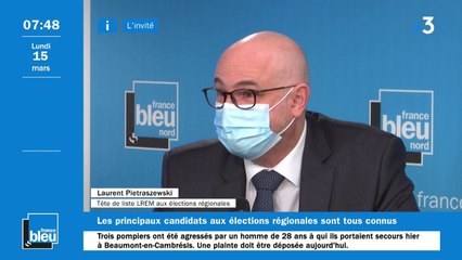 Régionale 2021 : Laurent Pietraszewski se pose en recours entre un "Rassemblement national qui ment" et un "Xavier Bertrand qui fait semblant"