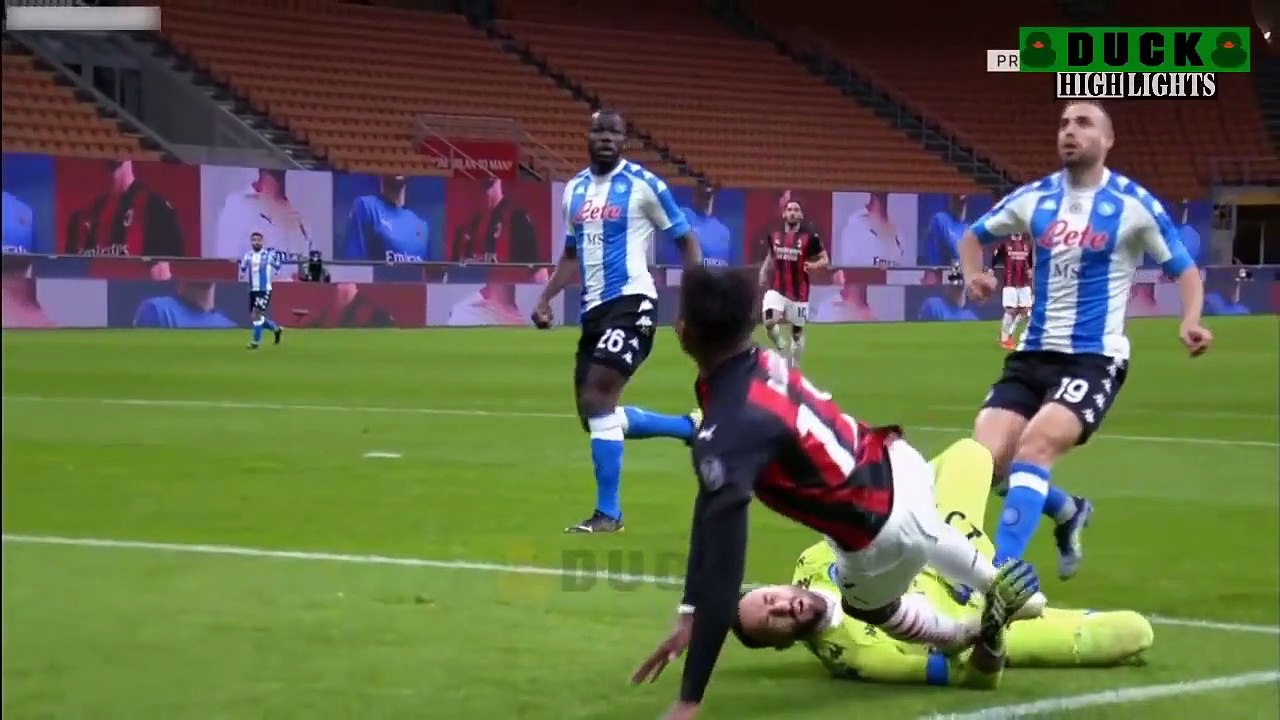 Milan VS Napoli 0-1 Highlights & Goals 2021 HD