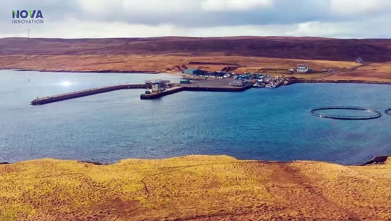 Wave Power Car - Nova Innovation reveals a new EV charge point in Shetland - powered by the tide.