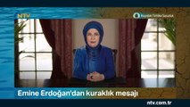 Emine Erdoğan'dan kuraklık mesajı: 