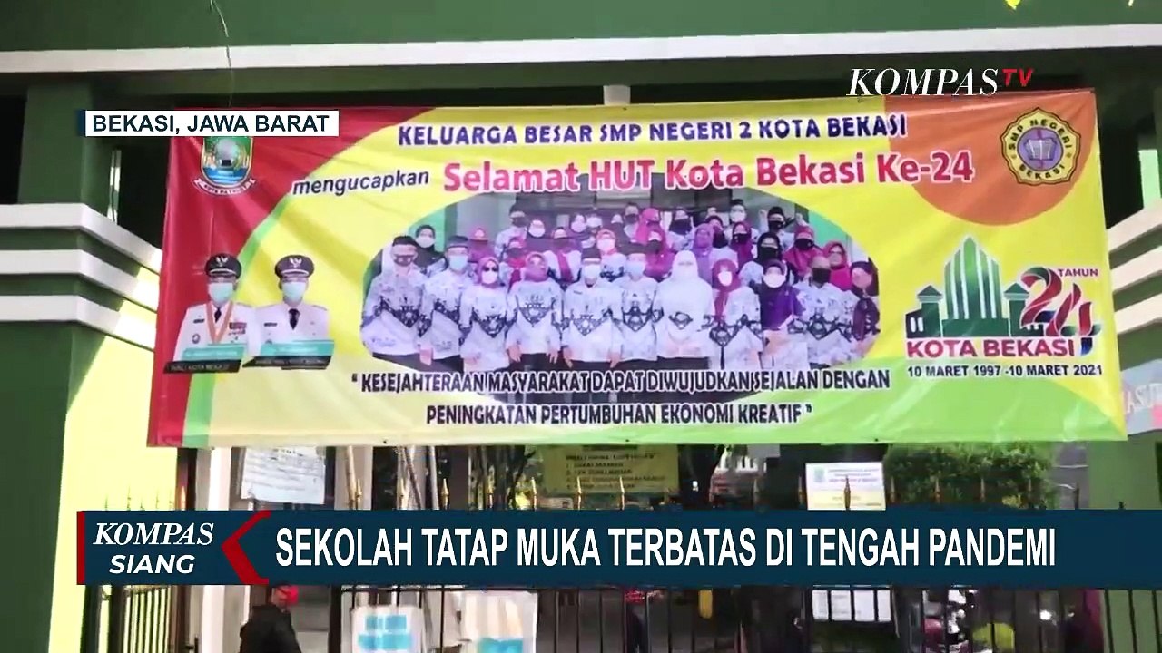 Terapkan Prokes Secara Ketat, Begini Suasana Sekolah Tatap Muka di SMP Negeri 2 Bekasi
