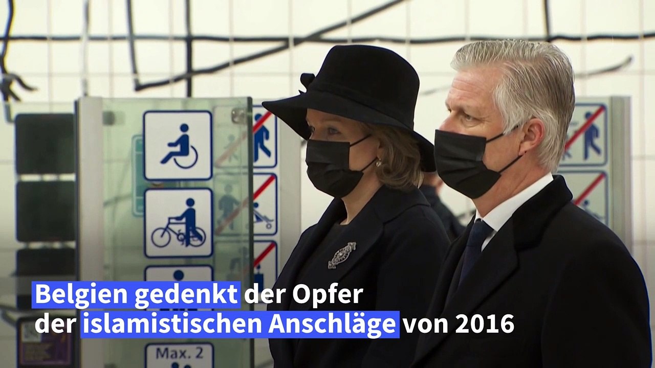 Belgien erinnert an Anschläge von 2016