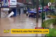 Yurimaguas: más de 3,000 viviendas  resultaron inundadas tras  torrencial lluvia