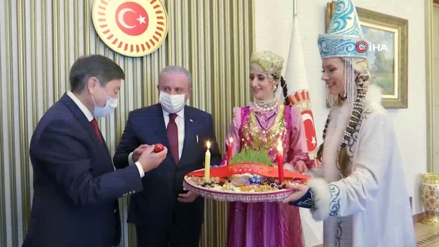TBMM Başkanı Mustafa Şentop, TÜRKSOY heyetini ağırladı