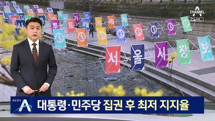 문 대통령·민주당, 집권 후 최저 지지율에 고개 숙여