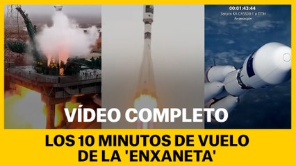 VÍDEO COMPLETO |  LOS 10 MINUTOS DE VUELO DEL SATÉLITE 'ENXANETA'