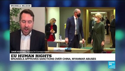 Brussels approves sanctions over China, Myanmar abuses