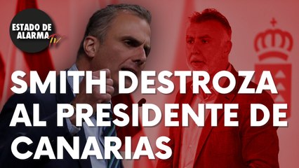 Ortega Smith destroza al presidente de Canarias, el socialista Ángel Víctor Torres: