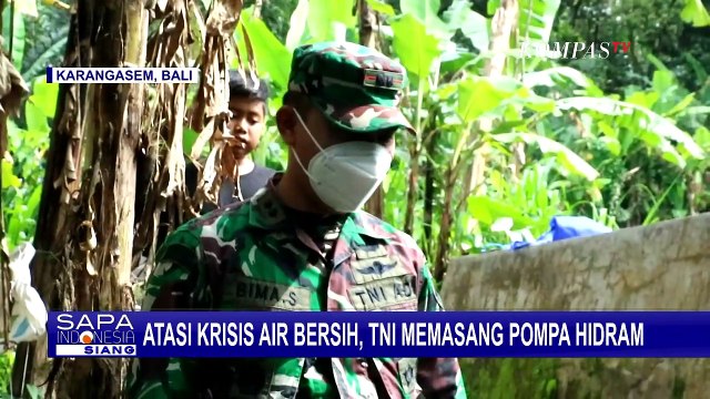 Bantu Warga Bali, TNI Pasang Pompa Hidram untuk Atasi Krisis Air Bersih