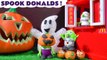 Spooky McDonalds with Disney Cars McQueen plus DC Comics and Marvel Avengers and the Funlings in this Family Friendly Full Episode English Toy Story Halloween Video for Kids from Kid Friendly Family Channel Toy Trains 4U