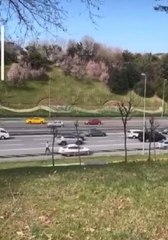 15 TEMMUZ ŞEHİTLER KÖPRÜSÜ GİRİŞİNDE HAREKETLİ DAKİKALAR