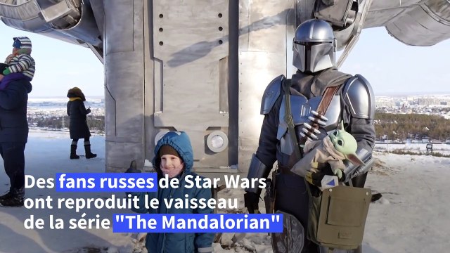 Russie: des fans de Star Wars reproduisent un vaisseau du Mandalorian