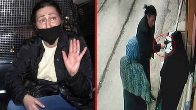 Doğal gaz borusunu parçalayan kadın hala komşularına rahat vermiyor! Bu sefer de biber gazıyla üstlerine yürüdü