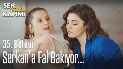 Melo, Serkan'a fal bakıyor... - Sen Çal Kapımı 35. Bölüm