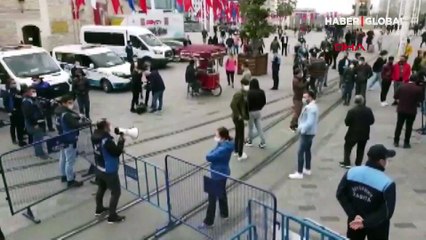 İstiklal Caddesi'ne girişler kapatıldı