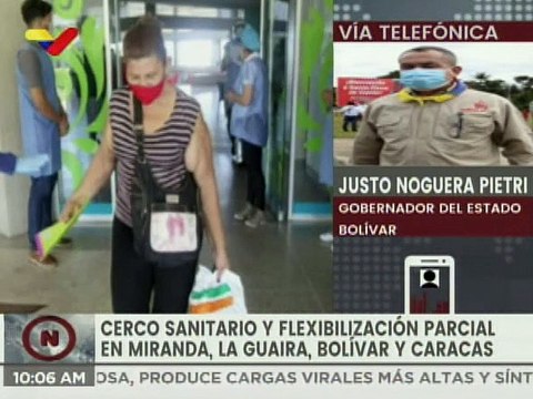 Gobernador Justo Noguera Pietri: Bolívar refuerza en todos los municipios las medidas de bioseguridad ante la variante brasileña de la COVID-19