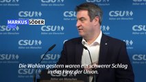 Söder warnt: Es gibt Mehrheiten jenseits der Union