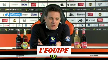 Pélissier : «On a dominé les débats» - Foot - L1 - Lorient