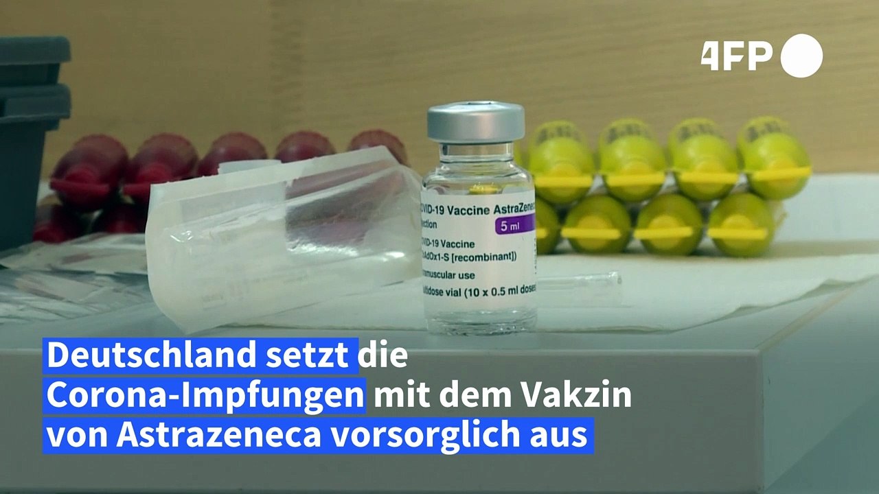 Deutschland stoppt vorsorglich Impfungen mit Astrazeneca