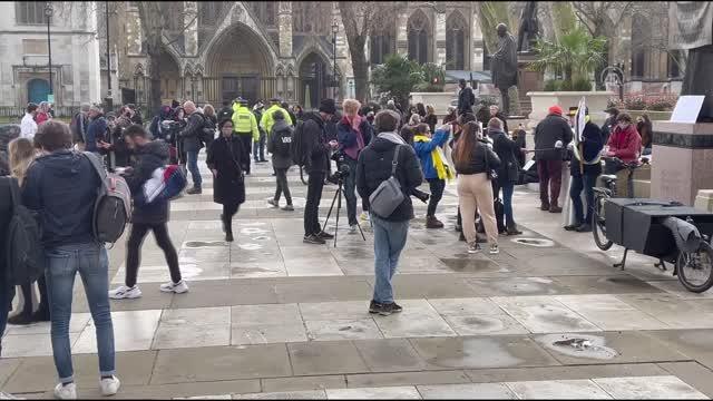 İngiltere'de polise yeni yetkiler veren tasarı protesto edildi