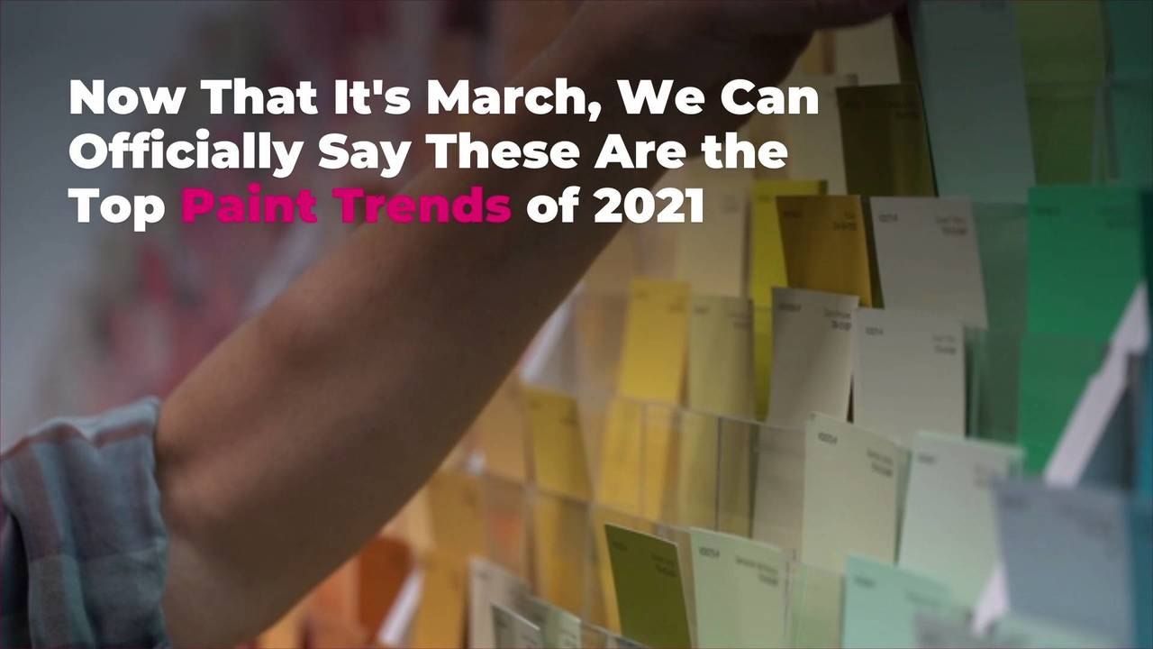 Now That It's March, We Can Officially Say These Are the Top Paint Trends of 2021