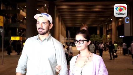 Bigg Boss Winner Rubina Dilaik & Abhinav SPOTTED at the Airport