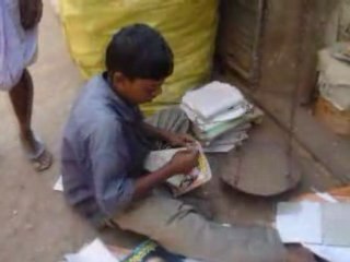 un indien dans la rue