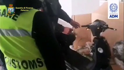Palermo - Scooter elettrici importati come biciclette denunciato imprenditore (15.03.21)