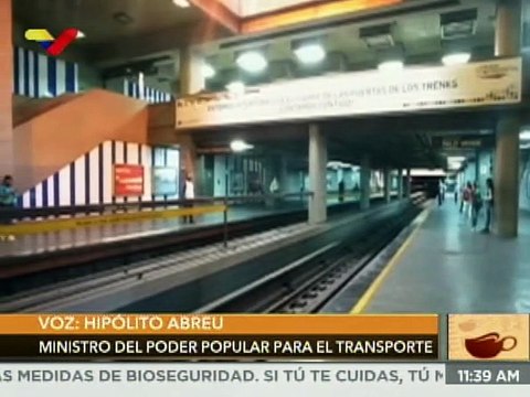 Metro de Caracas y Ferrocarril prestarán servicio a sectores priorizados durante cerco sanitario ante la variante brasileña de la COVID-19