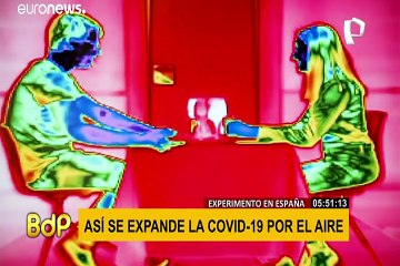 COVID-19: Cámaras infrarrojas captan cómo se expande el virus en el aire