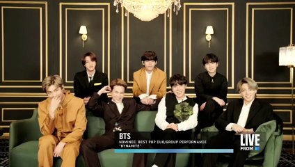BTS Feeling -Dynamite- at 2021 GRAMMY Awards
