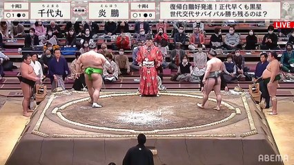 Chiyomaru vs Enho - Haru 2021, Juryo - Day 2