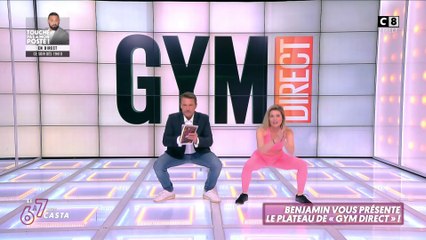 Benjamin Castaldi fait une séance de sport sur Gym Direct !